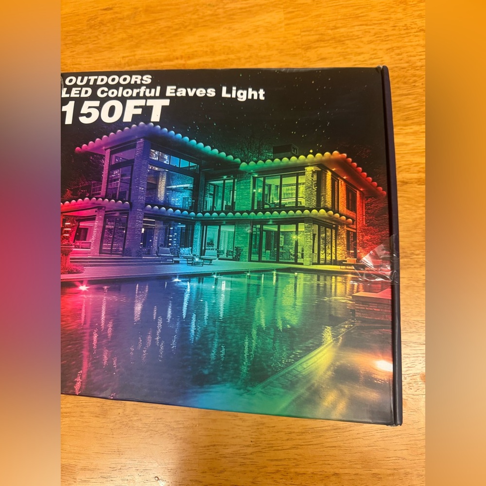 150FT Permanent Outdoor RGB Lights - IP67 Waterproof with Smart